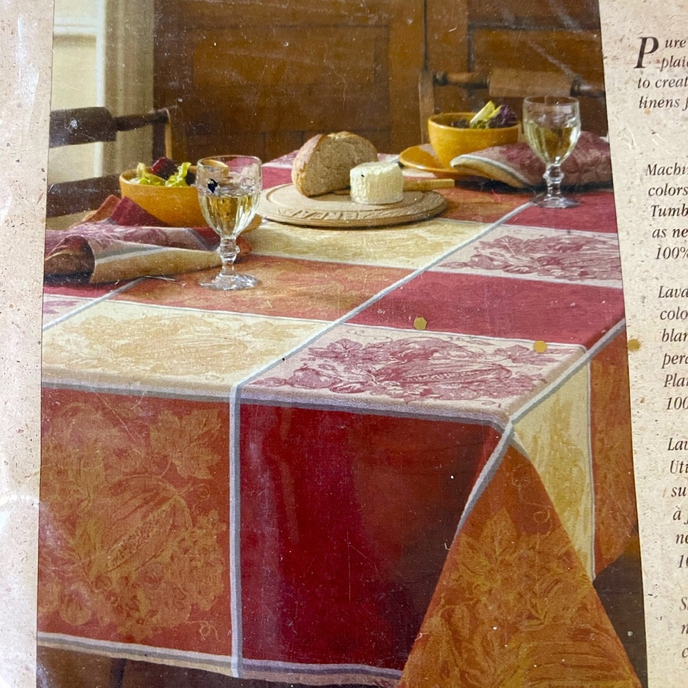 Fall tablecloth